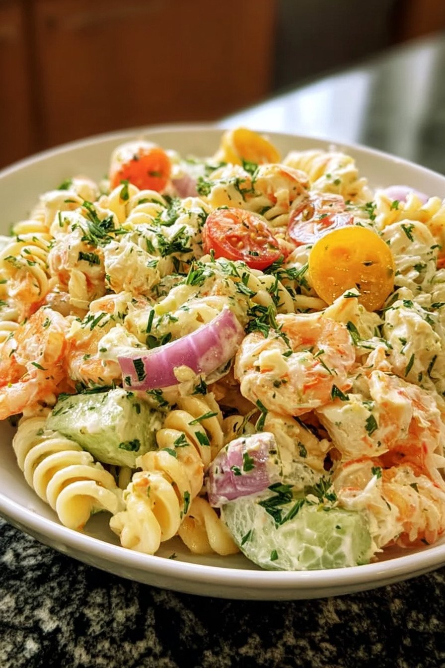Seafood Pasta Salad with Crab and Shrimp extra recipe photo