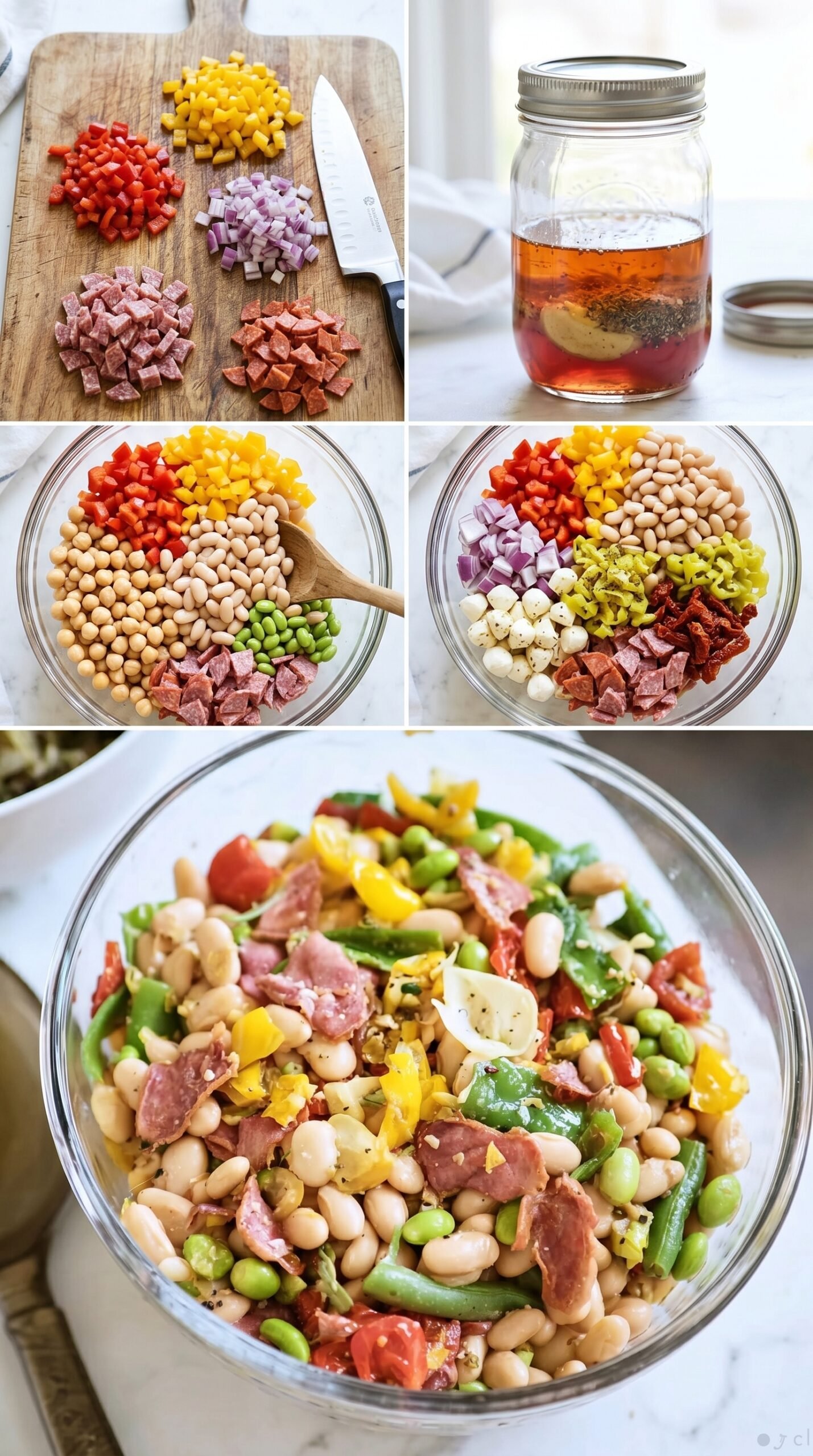 Italian Dense Bean Salad with High Protein Bean Salad Flavor recipe instructions