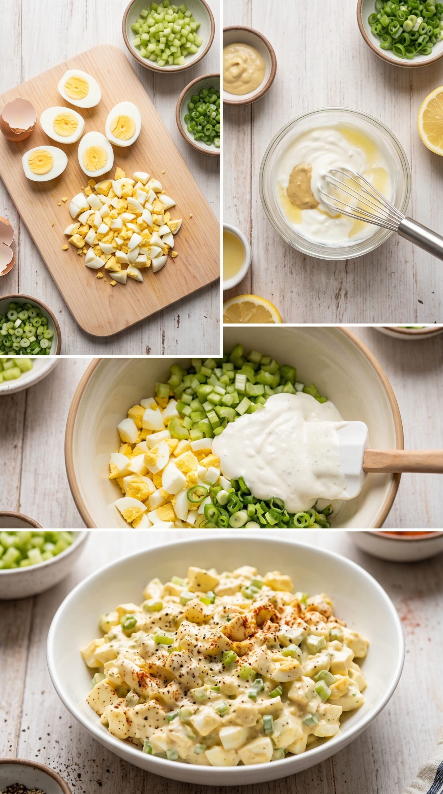 Easy Greek Yogurt Egg Salad | Low-Carb & High-Protein recipe instructions