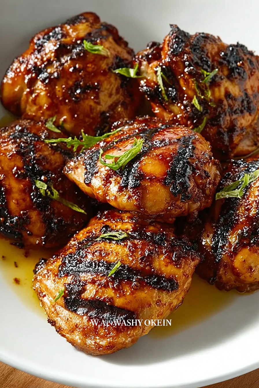Slow Cooker Boneless Skinless Chicken Thighs final result